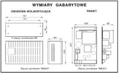 Wymiary zasilacza SPS-100 S