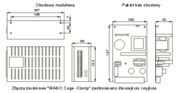 Wymiary zasilacza SPS-100 S