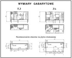 Wymiary przetwornicy SR-15